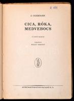 Vegyes mesekönyv tétel, 2 db:
J. Csárusjin: Cica, róka, medvebocs. A szerző rajzaival. Fordította: ...
