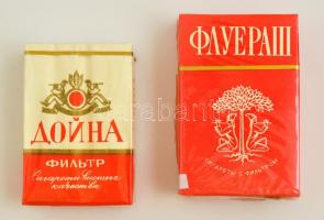 2 csomag moldáv cigaretta (Doyna, Flueras), bontatlan csomagolásban