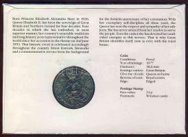 Nagy-Britannia 1993. Erzsébet királynő megkoronázásának 40. évfodulójának alkalmából kiadott érmés b...