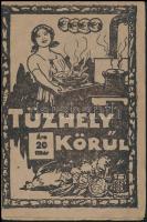 Tűzhely körül. Apró gyakorlati tanácsok falusi háziasszonyoknak kis szakácskönyvvel. Bp., 1939, Általános Nyomda. Papírkötés, jó állapotban.