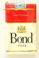 Bond cigaretta, kicsit sérült, érintetlen zárjegyes csomagolásban