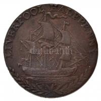 Nagy-Britannia / Liverpool 1791. 1/2p zseton Cu "LIVERPOOL HALFPENNY / DEUS NOBIS HAEC OTIA FECIT" T:2- Great Britain / Liverpool 1791. 1/2 Penny token Cu "LIVERPOOL HALFPENNY / DEUS NOBIS HAEC OTIA FECIT" C:VF