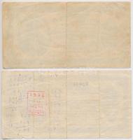 Budapest 1930. "Revíziós Pengő" arcképes változat (2x), egyik kitöltött, a kitöltetlen hát...