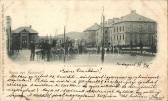 1898 Budapest II. Gyalogsági Kadétiskola / K.u.K. Infanterie Cadettenschule (ázott / wet damage)