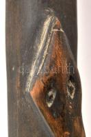 Faragott afrikai "Sámán bot", h:92 cm