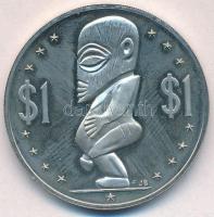 Cook-szigetek 1978. 1$ Cu-Ni T:1(PP) Cook Islands 1978. 1 Dollar Cu-Ni C:UNC(PP)
