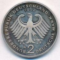 Németország 1992A 2M Cu-Ni "Dr. Kurt Schumacher" T:1(PP)
Germany 1992A 2 Mark Cu-Ni "...