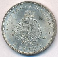 1936. 2P Ag "Liszt Ferenc" T:1-,2 patina, karc
Adamo P7.3