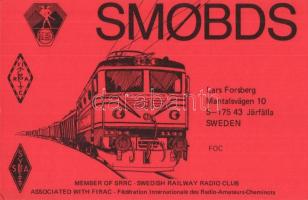 75 db MODERN QSL, azaz rádióamatőr összeköttetést igazoló képeslap, reklámok / 75 MODERN QSL, i.e. c...