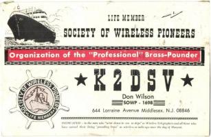 75 db MODERN QSL, azaz rádióamatőr összeköttetést igazoló képeslap, reklámok / 75 MODERN QSL, i.e. c...