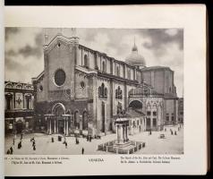 cca 1900 Ricordo di Venezia. Milano, Cesare Capello. Fűzött papírkötés, kissé szakadt borítóval, 32 ...