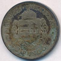 1935. 2P Ag "Rákóczi" T:2 ph.,patina 
Adamo P7.2