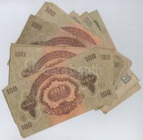 1944.  "A Vöröshadsereg Parancsnoksága" 16db-os bankjegy tétel T:III-IV