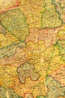 Kogutowicz Magyarország közigazgatási térképe. 1:900000, Bp., Magyar Földrajzi Intézet, vászonra rag...