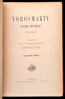 Vörösmarty Mihály összes munkái. Szerk.: Gyulai Pál. 4. köt. Bp., 1885, Méhner Vilmos. Kicsit kopott...