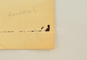 Koszta Rozália (1925-1993): Olympiai emlék I-II-III., művészi nyomat, papír, jelzettek, 51×35,5 cm