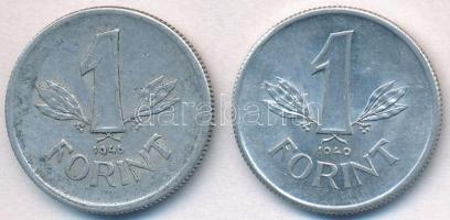 1946. 1Ft Al + 1949. 1Ft Al "Kossuth-címer" T:2,1-