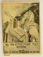 Luach. Zsidó naptár az 5702 - 1941/42 évre. 16. évf. Bp., V. Csáky utcai Izraelita Templomkörzet - Budapesti Lipótvárosi Imaházegyesület. Papírkötésben, jó állapotban.