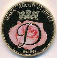 Németország 2012. "Diana hercegnő élete drágakövekben - Az eljegyzési gyűrű" aranyozott Cu...