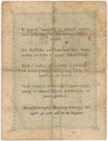 1848. 2Ft "Kossuth bankó" T:III- szakadás, ly. 
Adamo G106