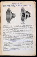 1941 Philips rádióalkatrészek prospektus. Leírásokkal, és árakkal, fekete-fehér fotókkal. Bp., Globu...