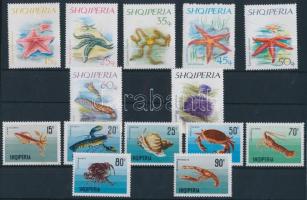 1966-1968 Tengeri állatok 2 klf sor, 1966-1968 Sea animals 2 sets