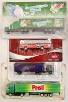 13 db játékkamion, jó állapotban