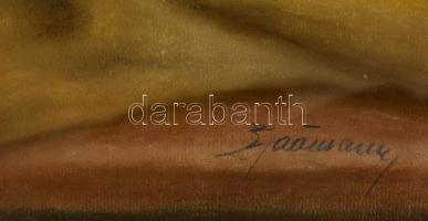 Olvashatatlan jelzéssel: Virágcsendélet. Pasztell, papír, üvegezett keretben, 61×41 cm