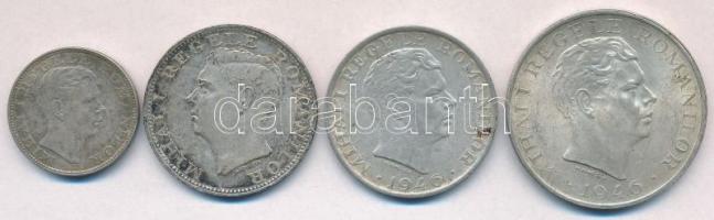 Románia 1942. 200L Ag + 1944. 500L Ag + 1946. 25.000L Ag + 100.000L Ag "I. Mihály" T:2,2-
...