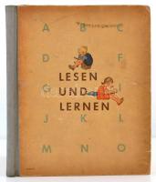 Lesen und Lernen. Berlin, 1955, Volk und Wissen Volkseigener Verlag. Kiadói illusztrált félvászon-kötés, kissé kopottas borítóval, német nyelven./ Linen-binding, in German language.