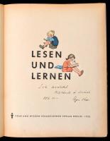 Lesen und Lernen. Berlin, 1955, Volk und Wissen Volkseigener Verlag. Kiadói illusztrált félvászon-kö...