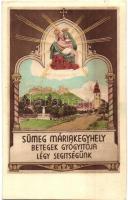 Sümeg, Mária-kegyhely, kegytemplom. Szent Ferenc-rend kiadása (fa)