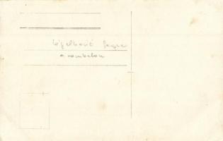 Légelhárító fegyver a rombolón, matrózok lövés közben / WWI K.u.K. Kriegsmarine, mariners with anti-...