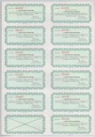 Keszthely 1997. "Abbázia Részvénytársaság" névre szóló részvénye 10.000Ft-ról, szárazpecsé...