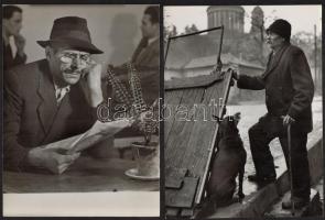 Sziklai Dezső(1910-1997) fotóművész fotói, 8 db részben feliratozott fotó, 24x18 cm