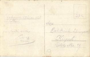 1917 Orosz harctér, gépfegyver állás az első vonalban / WWI K.u.K. military at the Russian front, ma...