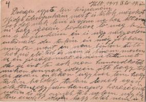 1943 Tábori portómentes Képes levelezőlap. Orosháza-Gyopárosfürdő kisvasút megállóhely / WWII Feldpo...