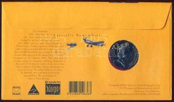 Ausztrália 1995. 50c "Weary Dunlop" érmés borítékon T:BU