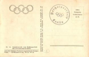 1936 Berlin, Olympische Spiele. Reichssportfeld mit Dietrich-Eckardt-Bühne / Summer Olympics in Berl...