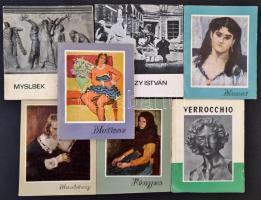 25 kötet A Művészet Kiskönyvtára sorozatból: 
Munkácsy, Fényes, Verrocchio, Manet, Matisse, Rembran...