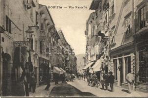 Gorizia, Görz; Via Rastello / street view, shops