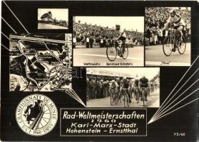1960 Rad-Weltmeisterschaften Karl Marx Stadt. Hohenstein-Ernstthal / Cycling World Championships. Täe, Bernhard Eckstein