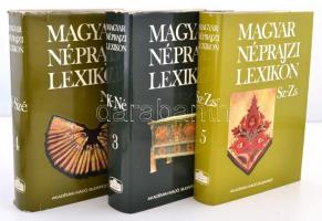 Ortutay Gyula(szerk.): Magyar Néprajzi Lexikon 1-5. Bp., 1977-1982, Akadémiai Kiadó. Kiadói egészvás...