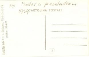 1934 Modern öttusa rendezvény, sportlövész. Schäffer udv. fényk. / Modern pentathlon, pistol shootin...