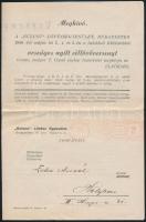 1939-1940 2 db lövészegyesületi meghívó versenyekre (Budahegyvidéki Polgári Lövész Egyesület, "Bulcsu" Lövészegyesület)