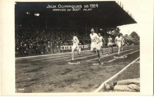 1924 Jeux Olympiques, Paris. Arriveé du 800m Plat / The Olympic Games, flat race (fl)