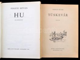 Vegyes könyvtétel, Fekete István két regénye: 
Hu. Csergezán Pál rajzaival. 
Tüskevár. Szecskó Tam...