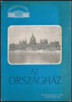 Egry Margit, Wellisch Judit: Az Országház. Műemlékeink. Bp., 1957, Képzőművészeti Alap. Kiadói papírkötés.