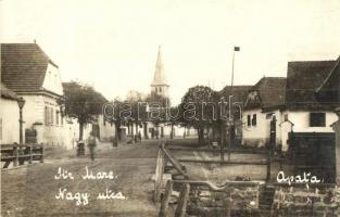 1930 Apáca, Apata; Nagy utca / street view. Keresztes photo (Rb)