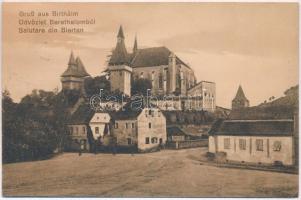 Berethalom, Birthälm, Biertan; Vártemplom. Johann Werner kiadása / fortified church (EK)